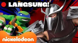 🔴 LANGSUNG: Maraton Shredder! | Pertarungan Terbesar vs. Kura-Kura Ninja | Nickelodeon Bahasa