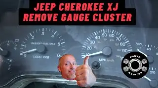 Jeep Cherokee XJ Gauge Cluster removal 