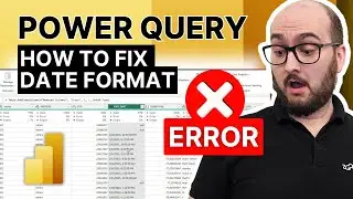 How to Fix Date Error in Power BI Power Query Editor