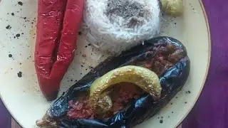 Patlıcan Karnıyarık +Biber Karnıyarık 💯  Bir video İki Tarif 💯😋