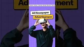 AR Newspaper Advertisement 🤯