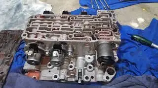 Грязь внутри гидроблока F4A51