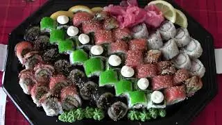 СУШИ ИЗ OCEAN SUSHI BAAR - SUSHI ROLLS - СУШИ РОЛЛЫ