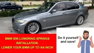 BMW E90 Lowering Springs Installation - 2007-2013 3 Series Sedan