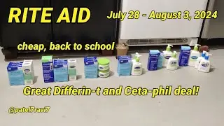 This Haul is a lot Differin-t 😂 - Rite Aid Couponing - July 28 - August 3, 2024 - @patel7ravi7