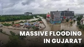 Torrential rainfall and widespread flooding in Gujarat