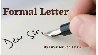 Formal Letter