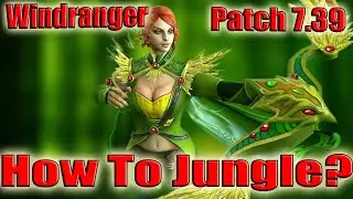 DoTa 2 How To Jungle Windranger Patch 7.39