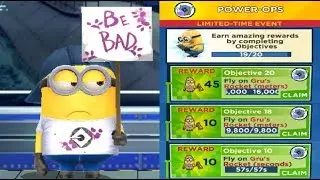 Minion Rush POWER-OPS Objective 7 to 20 Part 3 - fullscreen gameplay walkthrough - iOs & android
