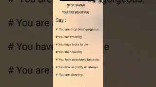 Stop saying_You are beautiful..Say...#Star Academy.