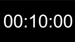 10 Dakika sayaç ve geri sayım tik tak sesi |10 minute countdown timer |