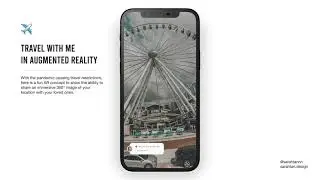 Travel with Me in Augmented Reality (AR): Facebook SparkAR Concept