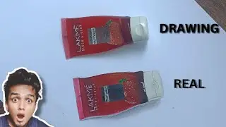 Real vs drawing😧😳#youtube #acraylic #viral #art