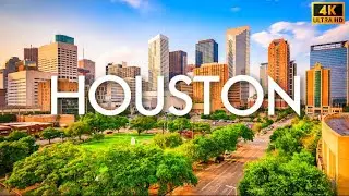 HOUSTON, TEXAS, UNITED STATES TRAVEL VIDEO IN 4K , DRONE FOOTAGE