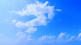 Deep blue sky background  Video footage  For green screen effects
