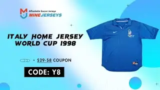 Italy Home Jersey World Cup 1998 - Minejerseys Unboxing Review #cheapjersey #Italyjersey  #soccer