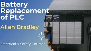 How to replace battery of PLC | Battery replacement of Allen Bradley PLC