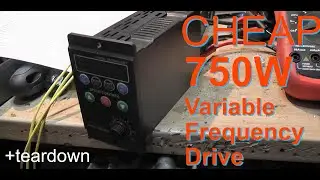Chinese T13-750W Variable Frequency Drive | quick look & teardown