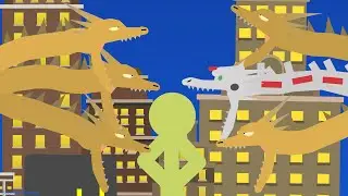 King Ghidorah vs Mecha King Ghidorah