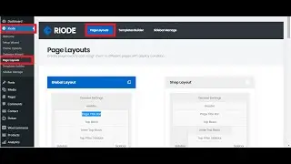 Riode WordPress(How to set different headers for different pages)