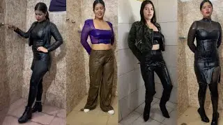 Testing 4 Different Leather Outfits: Are They Really Waterproof? 🤣💧
