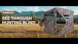 ANWEOR 270 Degree See Through Hunting Blind