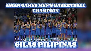 GILAS PILIPINAS ASIAN GAMES MEN'S BASKETBALL GOLD MEDALIST