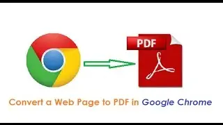 How To Save Webpages as PDF Files With Google Chrome Browser ?