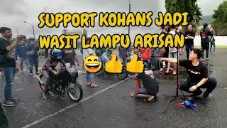 KO HANS  SUPPORT JADI WASIT LAMPU 😅 || ARISAN SHIJORO BMRT QTT