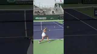 Great point by Katya Zavatska against Eva Lys at Indian Wells 🔥