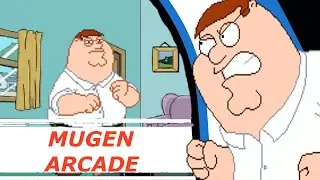 Mugen Arcade Mode with Peter Griffin by The 14th Doctor/BobaFett (2023)