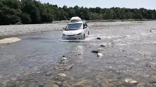 Брод река Бзыбь.Тойота