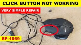{1069} MOUSE Repairing, Left button not working