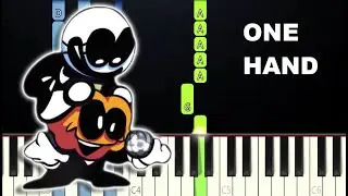 South - Friday Night Funkin  (One Hand Piano Tutorial)