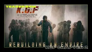 KGF Chapter 2 TEASER BGM | Yash | Srinidhi Shetty | Prashanth Neel | Vijay Kiragandur