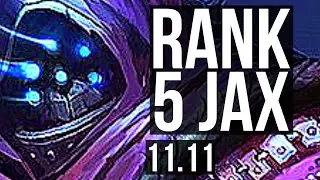 JAX vs SETT (TOP) | 8/0/5, Rank 5 Jax, Legendary | JP Master | v11.11