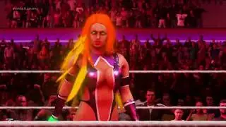 (REQUEST) SEXY SUPER HEROINE: STARFIRE VS RAVEN ( iron man match BEARHUG )