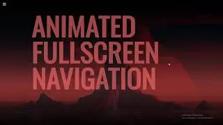 GSAP ANIMATED FULL SCREEN NAVIGATION| CODING WORLD