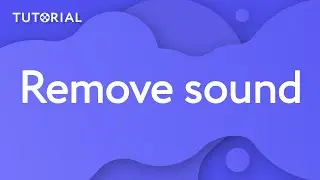 How to REMOVE SOUND from video (Movavi Video Editor 15)
