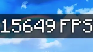 How I Got MAXIMUM FPS in Minecraft