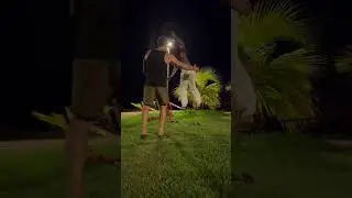 Trying to slack line backwards😂