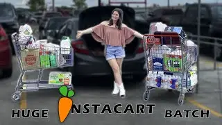 The BIGGEST Instacart Order I Have Shopped!