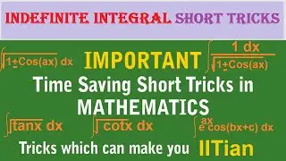 #StudyAmarSir #IntegralTricks #NDA #IndefiniteIntegral #PattanayakSir INDEFINITE INTEGRAL Tricks
