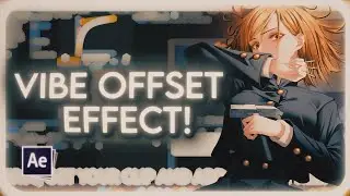 HOW VIBE EDITORS MAKE THEIR OFFSET TRANSITIONS! | After Effects Amv Tutorial