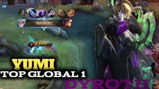MANIAC Dyroth Perfect!! - Top 1 Global Dyroth by Yumi - Mobile Legend Bang Bang