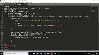 How To Edit Checkbox Value in php using mysql database in Hindi Part 2