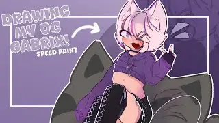 Drawing my OC Gabrix! [speedpaint/timelapse]