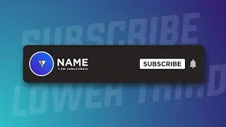 Subscribe Button Lower Third in Alight Motion! Tutorial