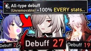 I gave 125 Debuffs to my team and ruined the enemies' stats. - Honkai: Star Rail