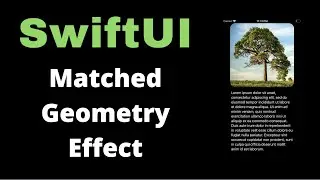 Matched Geometry Effect in SwiftUI 